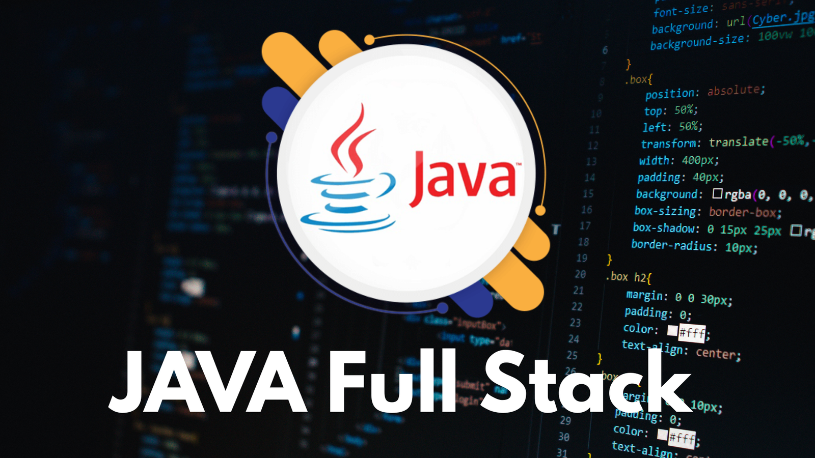 Full Stack Java Developer Banner